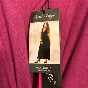 Pink long maxi dress